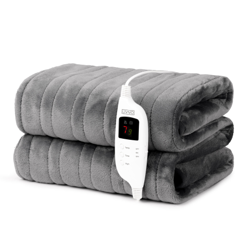 LIVIVO SUPER COSY ELECTRIC BLANKET UNDER HEATED FAST HEAT SINGLE DOUBLE  KING BED