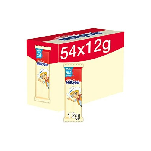Milkybar Milkybar White Chocolate Kid Bars, 54 x 12 g