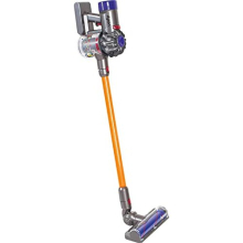 Casdon 68702 Dyson Cordless Vacuum Interactive Toy for Children Aged 3+, Purple and Orange