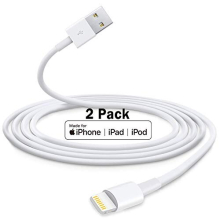 2Pack iPhone Charger 2m, iPhone Lightning to USB Cable 2 meters, Super Fast Charging Cable for Apple- iPhone 12/12mini/11/Pro/Max/X/XS/XR/XS