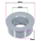 SPARES2GO 32mm Boss Adaptor Solvent Soil Stack Waste Pipe Reducer Push Fit Seal Ring (Grey) 2