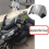 Transparent Color Universal Motorcycle Adjustable Wind Screen Extension Windshield Spoiler Air Defl 3