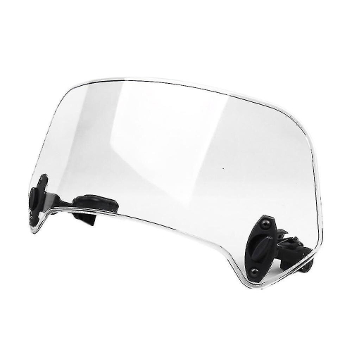 Transparent Color Universal Motorcycle Adjustable Wind Screen Extension Windshield Spoiler Air Defl