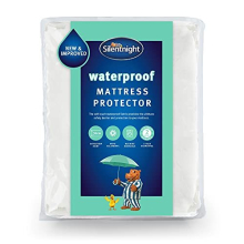 Silentnight Waterproof Mattress Protector ? Deep 30cm Fitted Skirt and Soft Touch Quiet Rustle Free Cover ? Machine Washable and Hypoallergenic ?