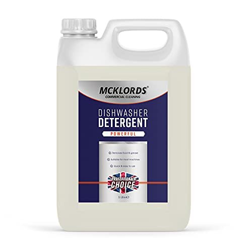 McKLords Dishwasher Detergent, 5 Litre, Clear