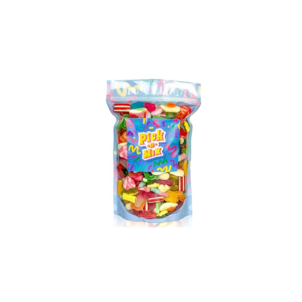 1kg Pick & Mix Sweets - Classic Retro Candy Selection - More than 20 Different Sweets