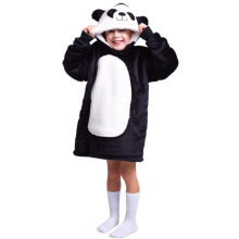 (Panda) Kids Hooded Blanket Cuddle Animal Hoodie Age 3-6