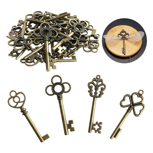 Flying Keys Charms With Dragonfly Wings 1