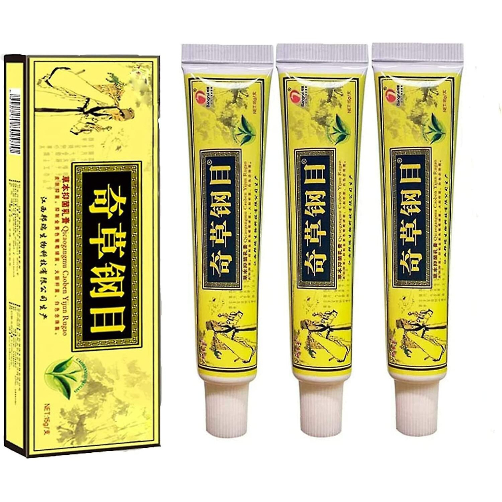 3x Natural Chinese Herbal Cream Organic Eczema Herbal Healing Cream Face Cream Body Cream Anti-itch Cream Ointment External Use
