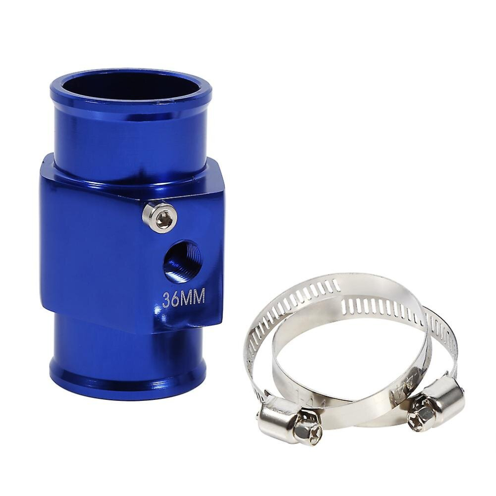 36Mm Water Temperature Joint Pipe Temp Sensor Gauge Radiator Hose Adapter Blue 9317312112187