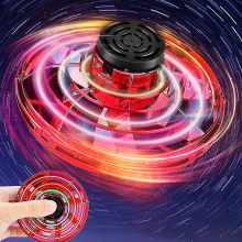 Flying Spinner Toys, Hand Controlled Mini Drone, Rgb Light Fidget Boomerang Spinner, 360 Rotating Fly Ufo Spin Drone, Flying Space Toys Gift For Kids