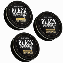 3x Grey Coverage Bar Shampoo Hair Darkening Black Soap For Men's Grey Hair Cover