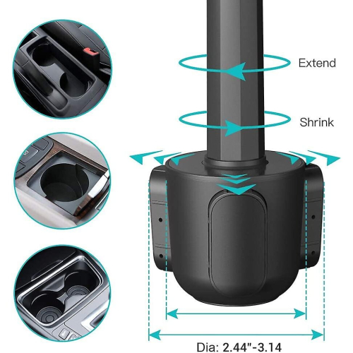 Car Cup Holder Tablet Mount, Universal Tablet 1
