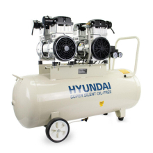 Hyundai HY2150100 100 Litre Silenced Air Compressor 3000W Electric Oil-free 4hp