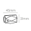 (70cm-120cm) 16-19mm Extendable Gold Eyelet Curtain pole Set 3