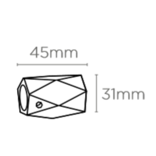 (70cm-120cm) 16-19mm Extendable Gold Eyelet Curtain pole Set 2