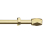 (70cm-120cm) 16-19mm Extendable Gold Eyelet Curtain pole Set 1