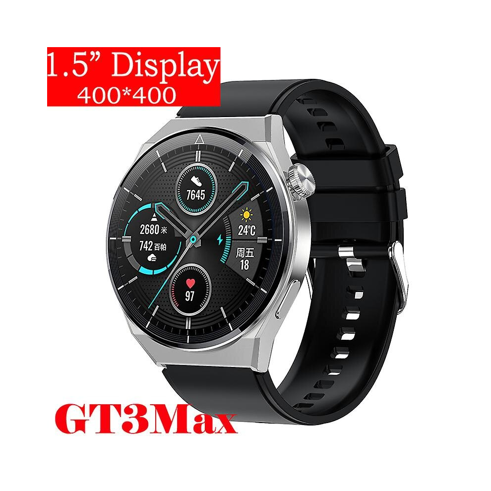 ( Silicone, Smartwatch) For Huawei Watch Gt3 Smart Watch Men Android Bluetooth Call Ip68 Waterproof Blood Pressure Fitness Tracker Smartwatch 20 Silver 9379873146612