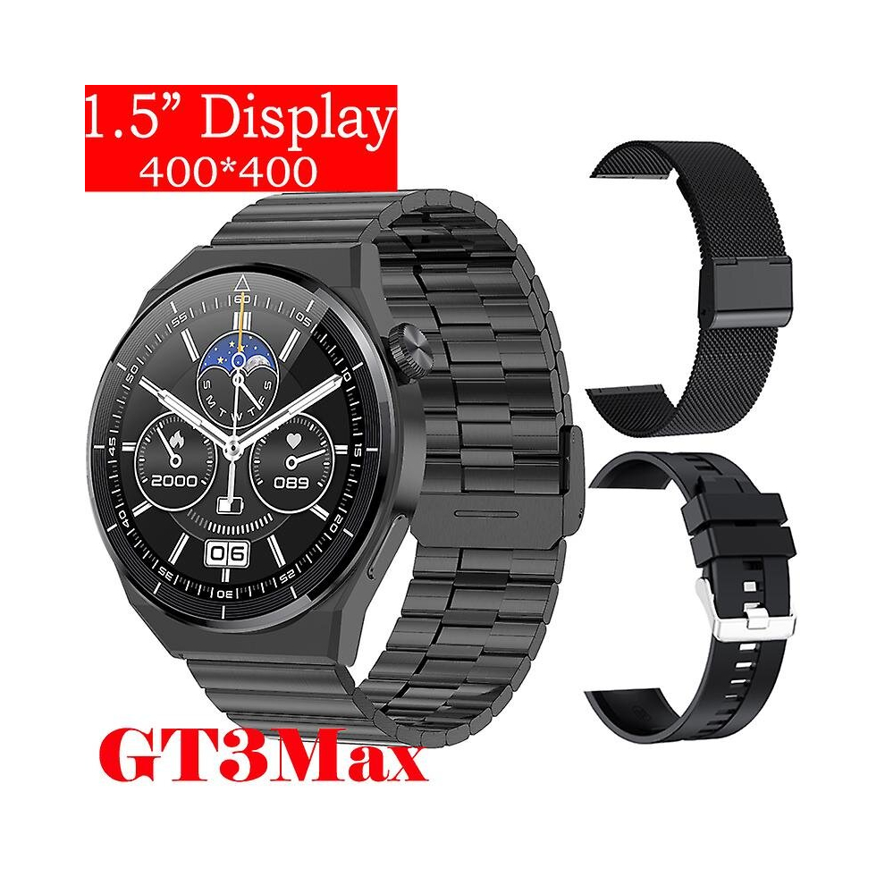 (Bl St Zu-Bl Si-Bl Me, Smart Watch) For Huawei Watch Gt3 Smart Watch Men Android Bluetooth Call Ip68 Waterproof Blood Pressure Fitness Tracker Smartwa 9379873146698