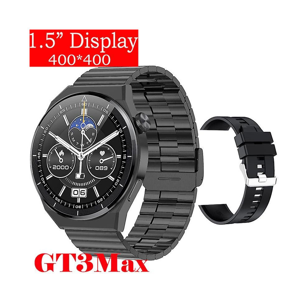 (Bl St Zu-Bl Si, Smart Watch) For Huawei Watch Gt3 Smart Watch Men Android Bluetooth Call Ip68 Waterproof Blood Pressure Fitness Tracker Smartwatch 20 9379873146339
