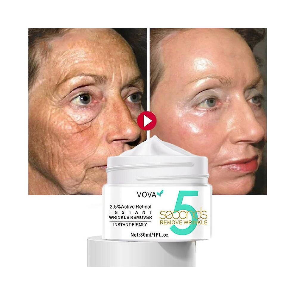Qian 5 Seconds Retinol Anti-wrinkle Cream Instant Anti Aging Firming Lifting Fade Fine Line Face Cream Moisturizing Nourish Skin Care