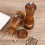 Pepper Grinder,wood Salt And Pepper Grinder Mills Sets,2 Pack,retro-- 3