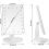 Table Mirror With Lighting Black Make-up Mirror With Light Make-up Mirror 2