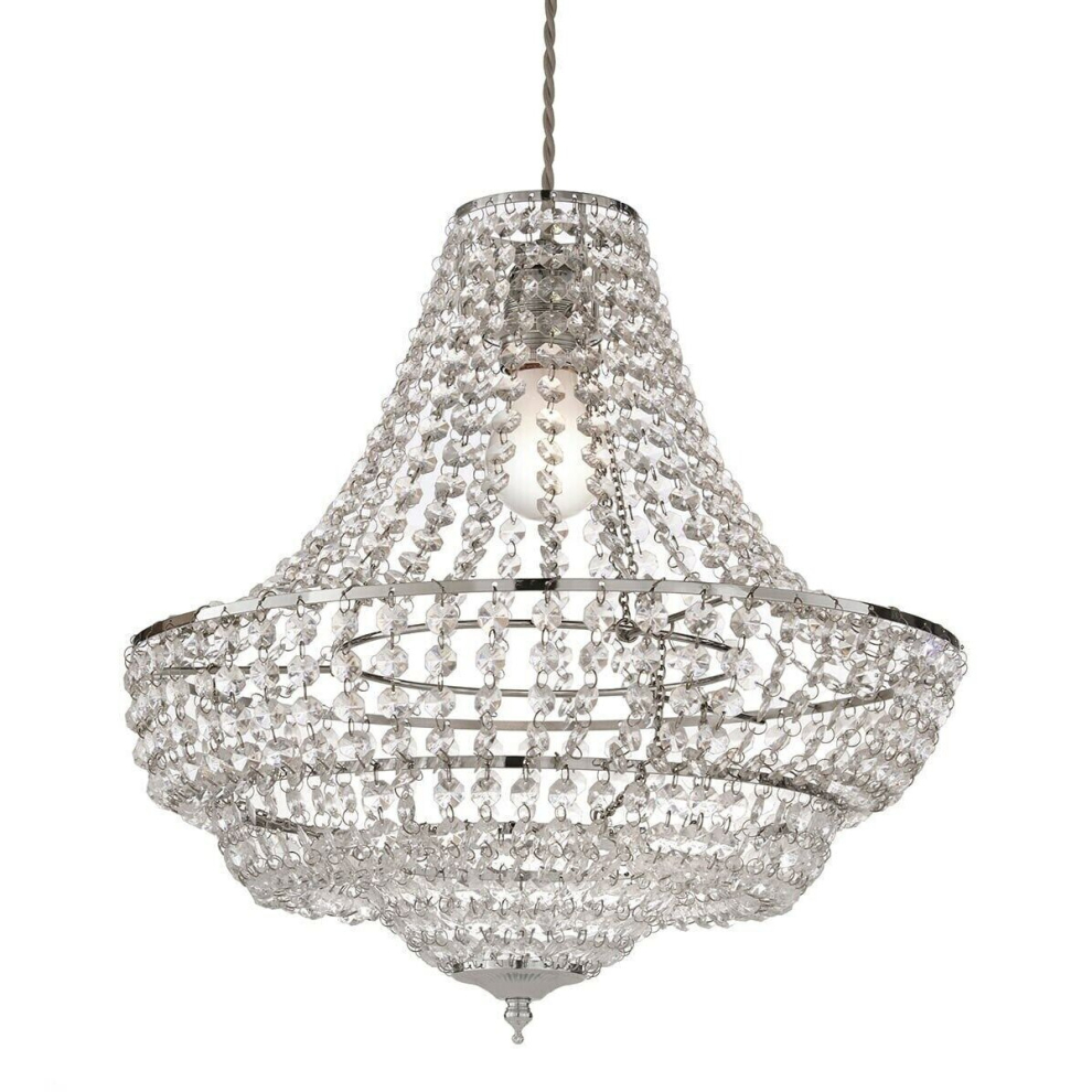 Marilyn Clear Acrylic Jewel Light Shade Pendant