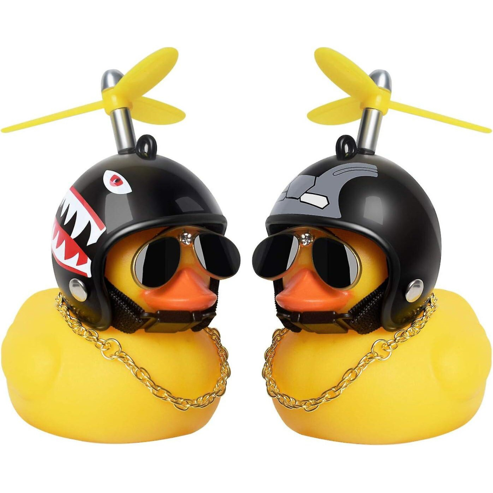 Rubber Duck Toy, Duck Car Dashboard Decorations, Rubber Duck Car Ornaments, Cool Duck With Propeller (Hs) 9379873153917