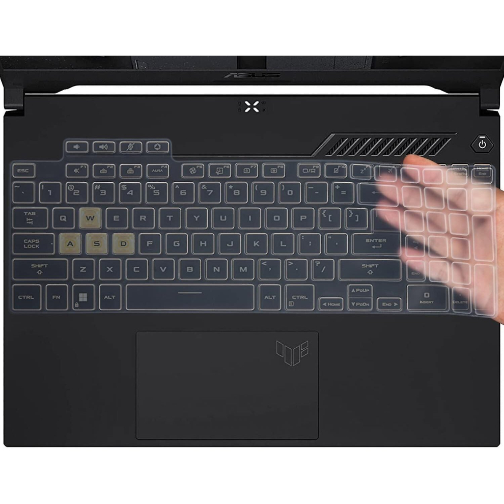 Keyboard Cover For 2022 Asus Tuf Dash 15 15.6" Fx517zm Fx517zm-as73, Tuf Gaming F15 Fx507zm-es74, Tuf Gaming F17 Fx707 Fx707zm 17.3", Asus Tuf A15 A17