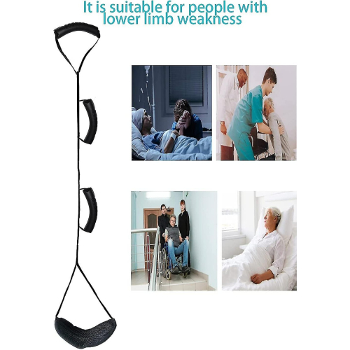 Leg Lifter Strap Multi-loop Style - With Hand Grips 2