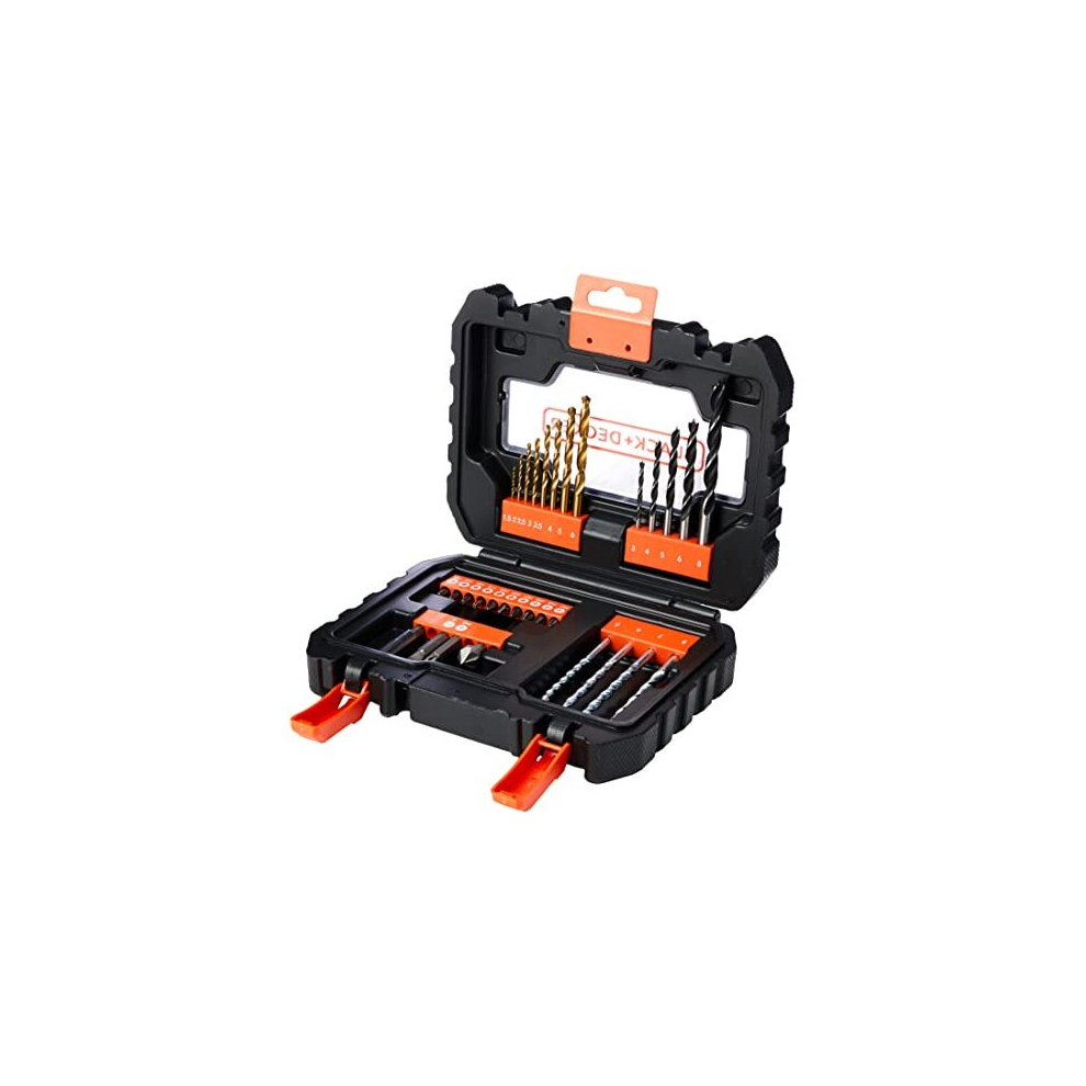 BLACK+DECKER A7233-XJ 31 Piece Drill Set - Black, 1 Piece