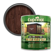 Cuprinol CUPGWPRECO4L 4L Ultimate Garden Wood Preserver - Country Oak
