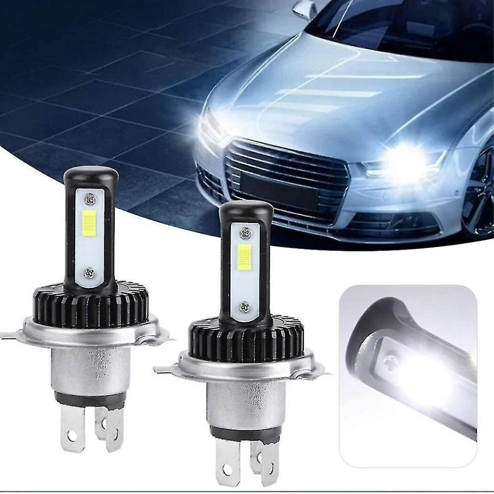 New 2023 H4 Led Bulb Motorcycle H4 Led Motorcycle Headlight Bulb 2600Lm 6000K Extremely Bright Bulb White 9379873177142