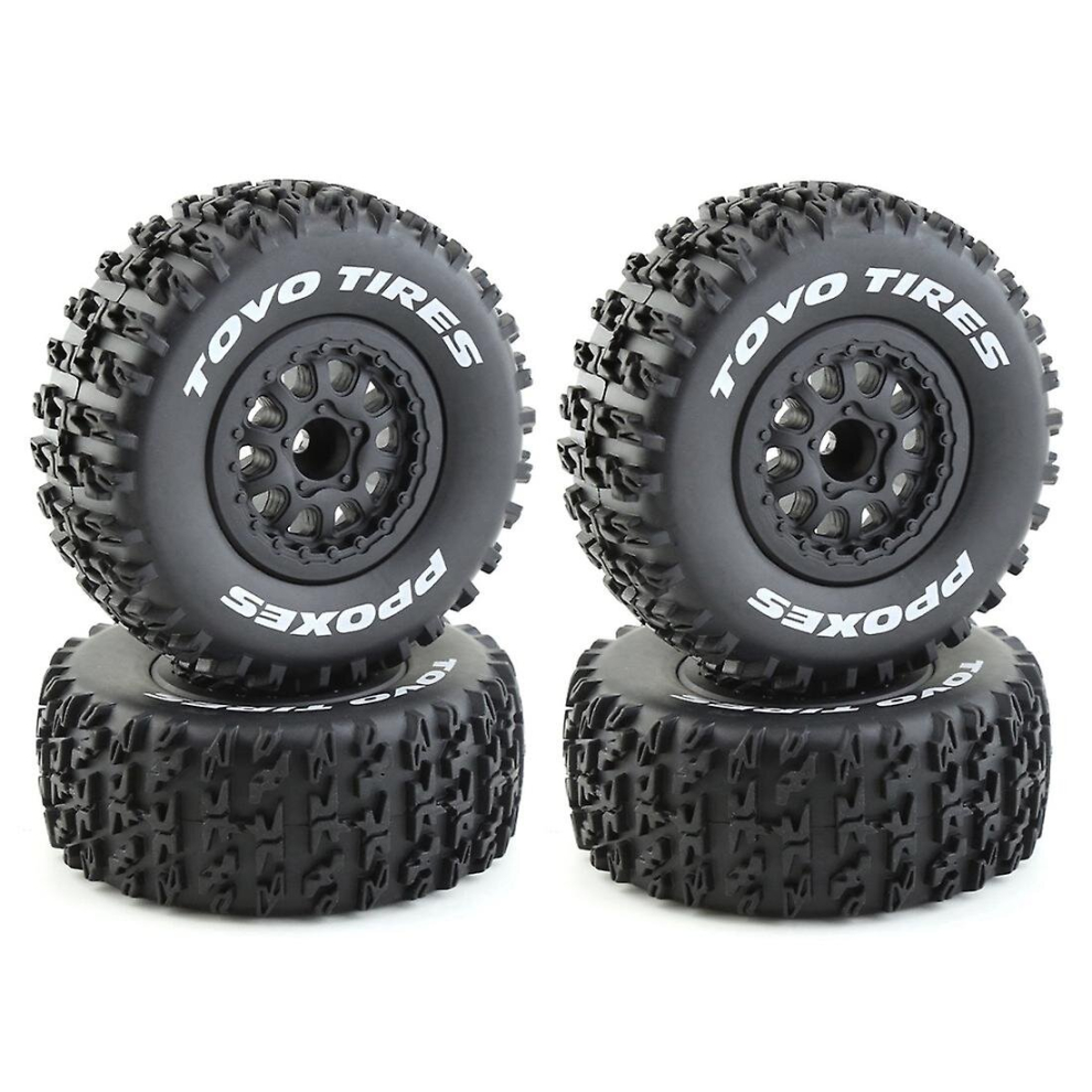 4Pcs 112Mm 1/10 Short Course Truck Tires Tyre Wheel With 12Mm Hex For Traxxas Slash Arrma Senton Vk 9379873177005