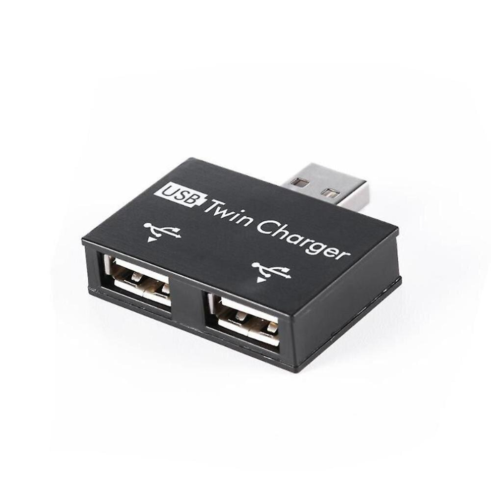 Usb 2.0 Male To Twin Female Charger Dual 2 Port Usb Dc 5V Charging Splitter Hub Adapter Converter C 9317312143839