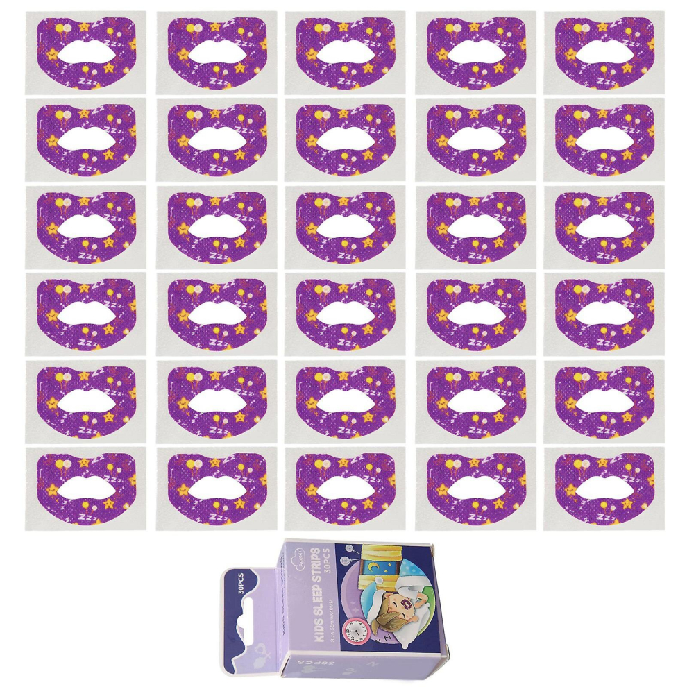 30pcs Sleep Strips Professional Children Portable Safe Soft Gentle Mouth Tape For Nose Breathing
