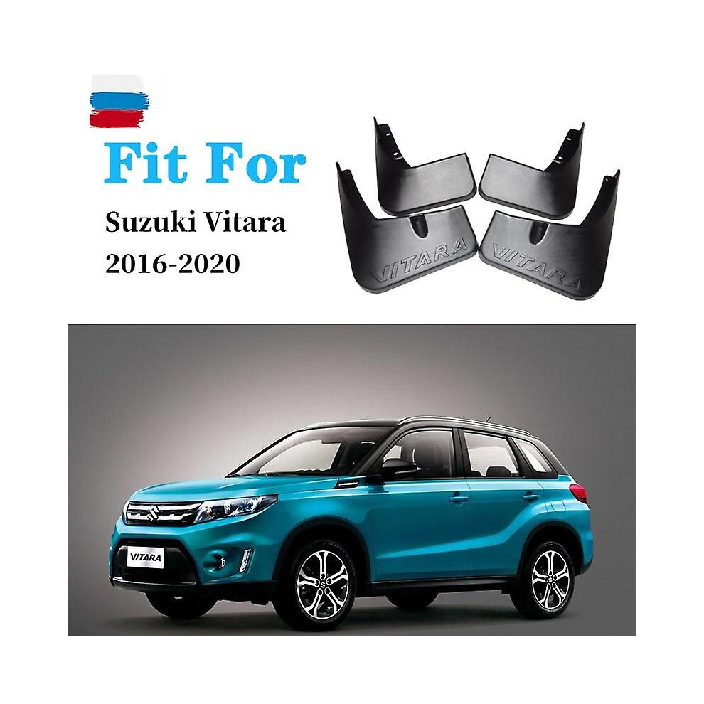 4Pcs For Suzuki Vitara Mudguards Fender Mud Flap Guard Splash Mudguard Fenders Mudflaps Car Accessories Auto Styline Front Rear 9379873181125