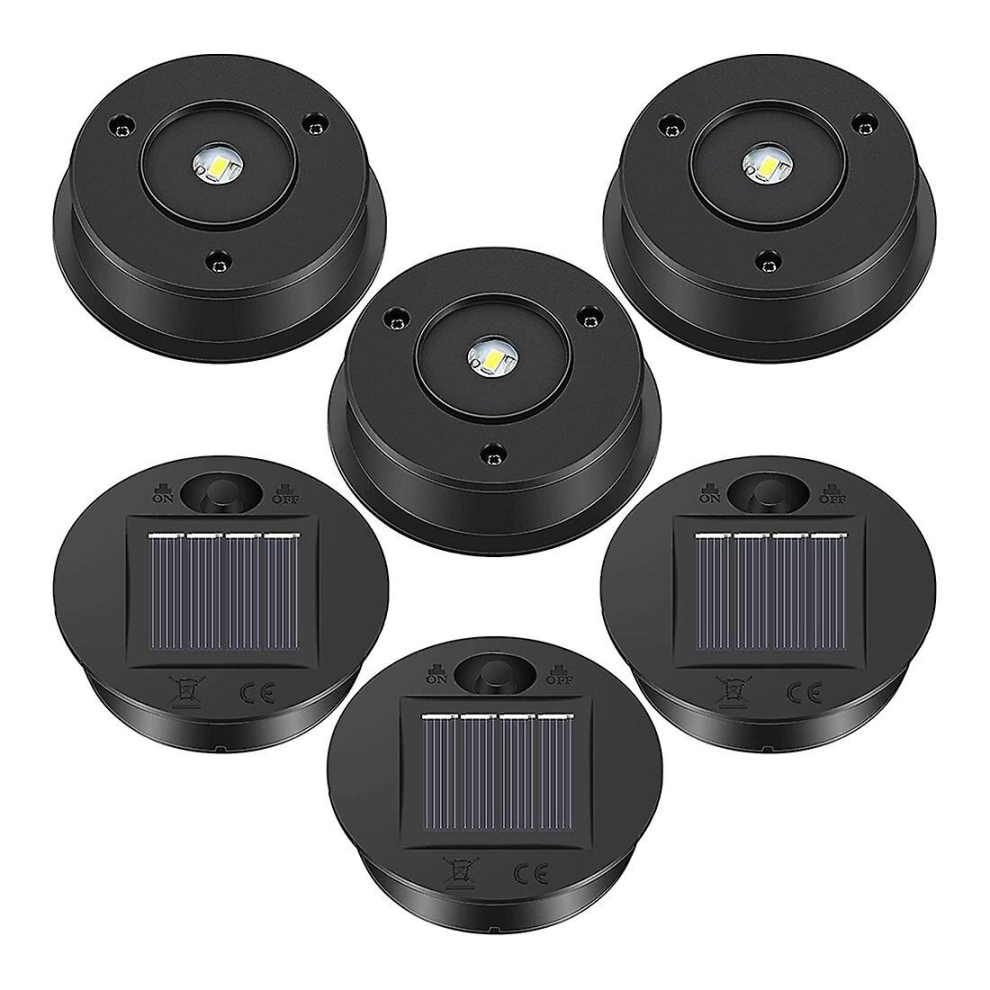 6 Pcs Solar Lights Replacement Top 7 Solar Lantern Parts Led Solar Panel Lantern Lid Lights For Outdoor Hanging