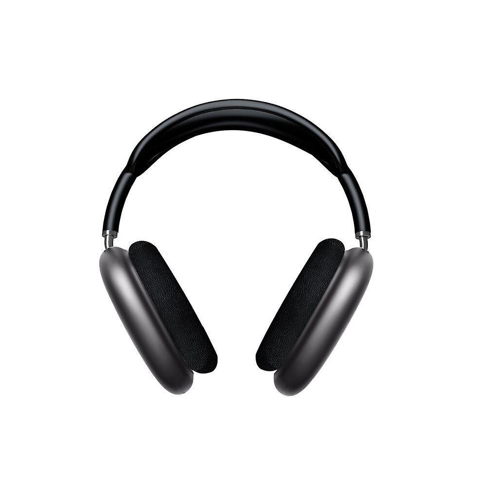 (Black) P9 Headset Bluetooth Compatible 5.0 Stereo Wireless With Mic Music Sports Headphones Support 3.5Mm Aux/Tf Card Black 9317312152473