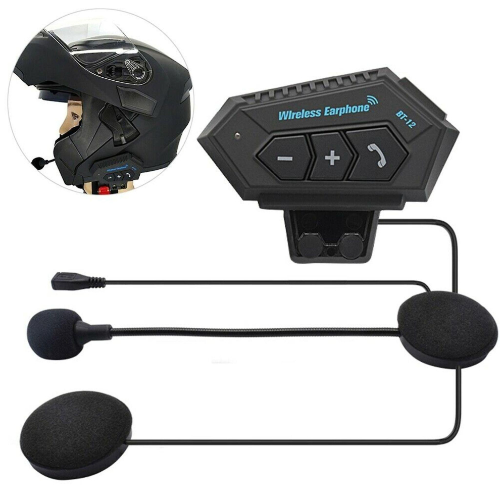 Motorcycle Helmet Bluetooth Headset Helmet Intercom Intercom Light 9317312152961