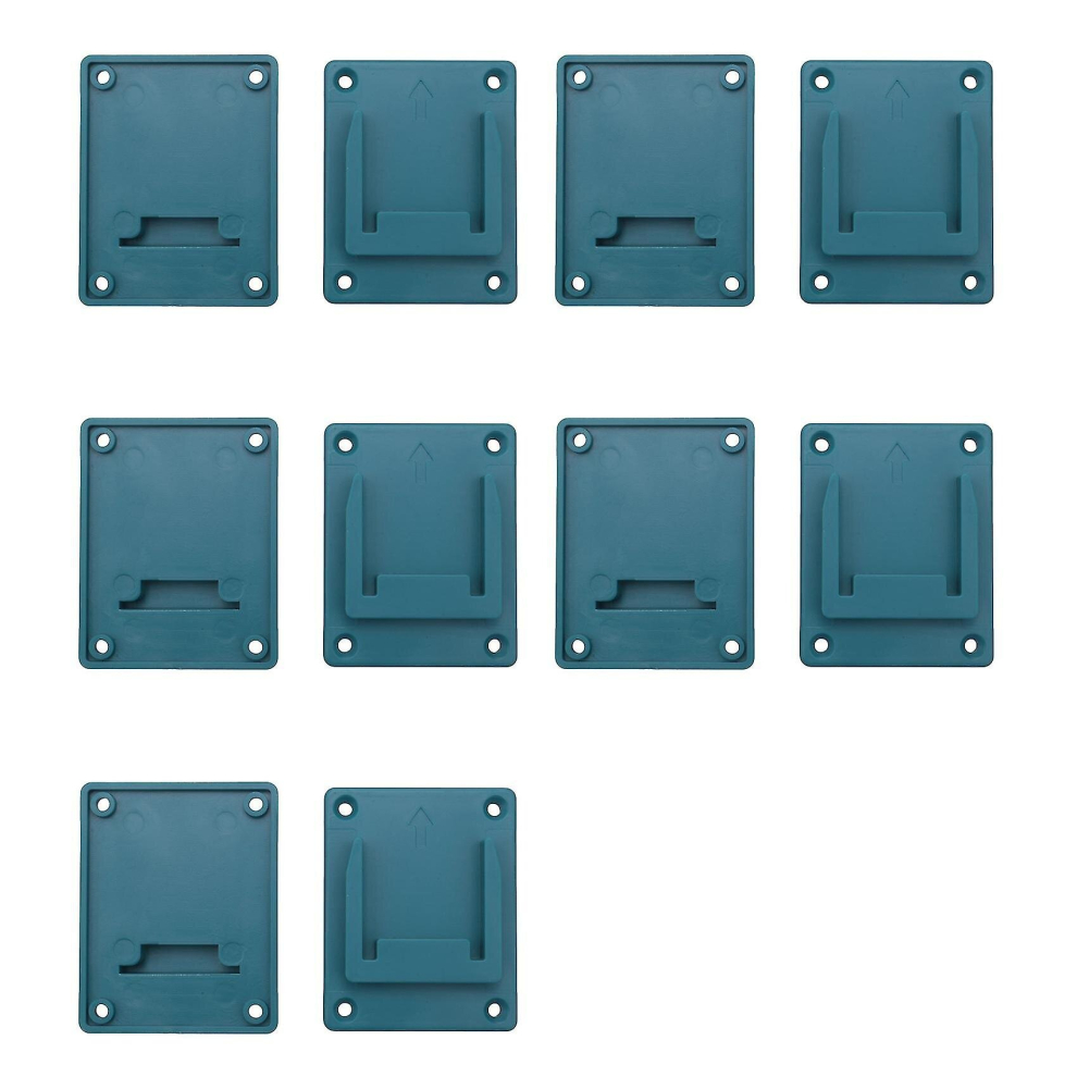 10Pcs Machine Holder Wall Mount Storage Bracket Fixing Devices For Makita 18V Electric Tool Battery-Y -T 9317312152725
