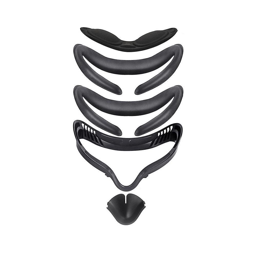 5 In 1 Vr Face Cover Set For With Anti-Leakage Facial Interface Bracket, Pu Replacement Face Cover Light 9317312162090