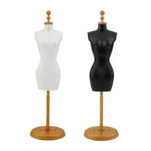 Female Mannequin Torso, 2 Pcs Dress Form Manikin Body With Base Stand For Sewing Dressmakers Dress Jewelry Display, Black