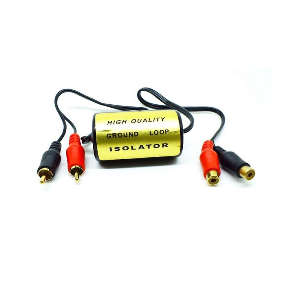 Rca Audio Noise Filter Suppressor Ground Loop Isolator For Car And Home Stereo 2Xrca Male, 2Xrca Fe 9317312153074
