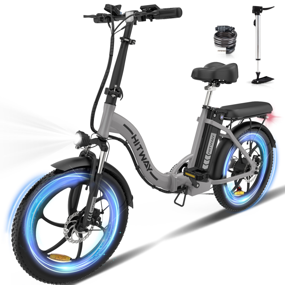 Electric Bicycle 20" Foldable MT E-bike with Fat Tire for Adults