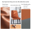 (Orange) 2pcs Upholstered Leather Dining Chairs Wide Seat 2