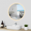AICA (700mm) Round Mirror with 3 LED Lights Dimmable for Bathroom Bedroom 3