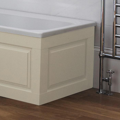 NES Home Chiltern Ivory Traditional Bath 700mm End Panel + Plinth 2