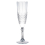 URBN-CHEF 6pc Crystal Effect Reusable Durable Champagne Wine Drinking Party Flute Glasses 8